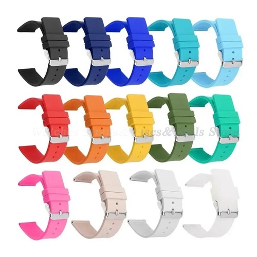 Silicone rubber watch strap - rubber,