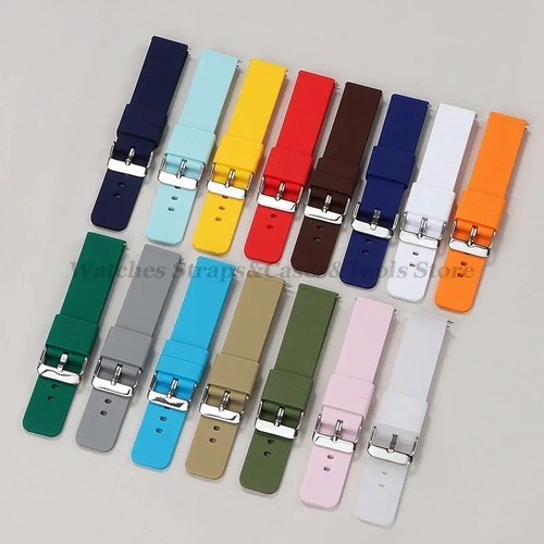 Silicone rubber watch strap - silicone,