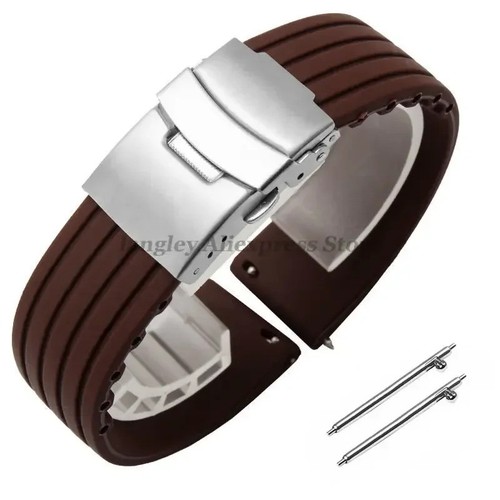 Silicone watch band - watch, men