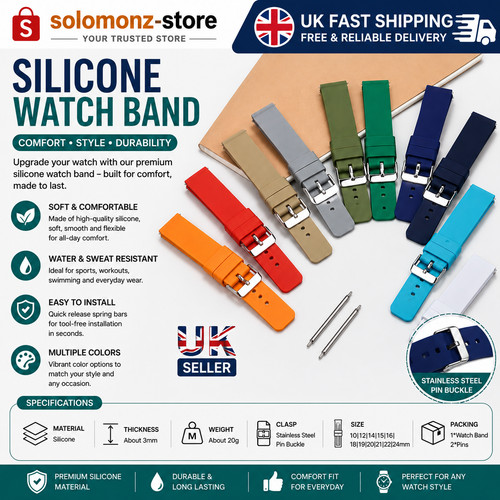 Silicone rubber watch - silicone,