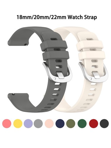 18mm 20mm 22mm silicone - 20mm, watch
