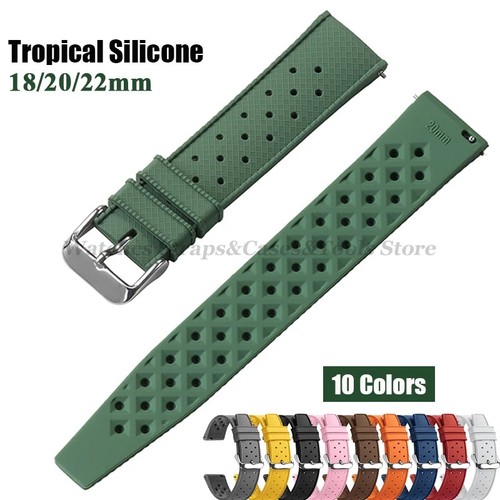 Silicone watch strap - strap, quick