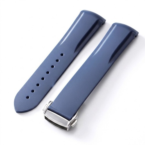 Watch band curved end rubber - band,