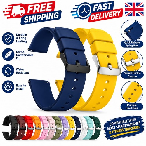 Silicone watch strap - silicone, 19