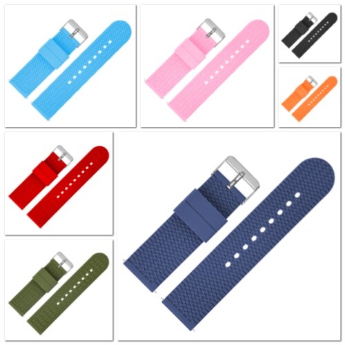 Watch strap silicone band - watch,