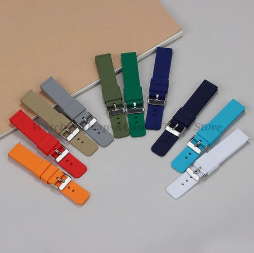 Silicone rubber watch strap - silicone,