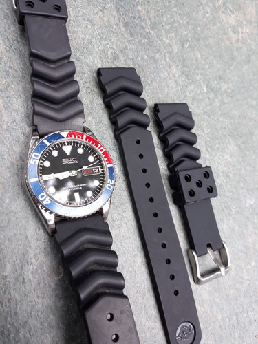 Divers 20mm rubber watch - divers, strap