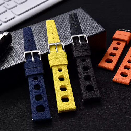 Retro tropics fkm rubber watch - retro,