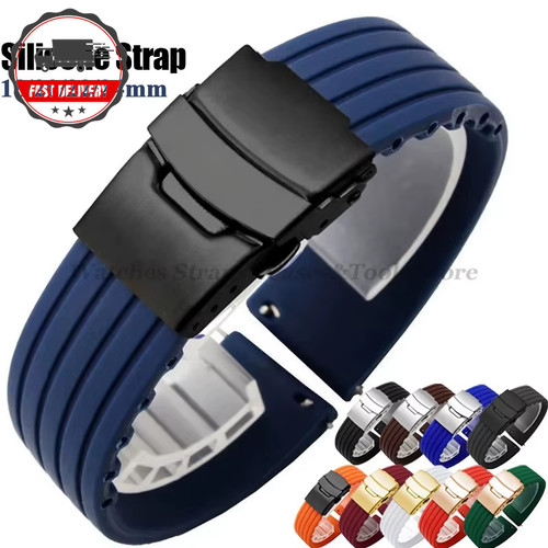 Silicone rubber watch - rubber, strap