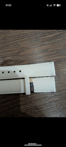 Michele silicon white watch - white,