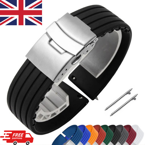 Silicone rubber watch strap - silicone,
