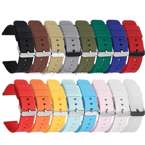 Silicone rubber watch strap - watch,