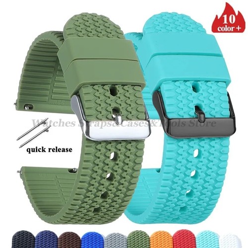 Silicone rubber watch strap - silicone,
