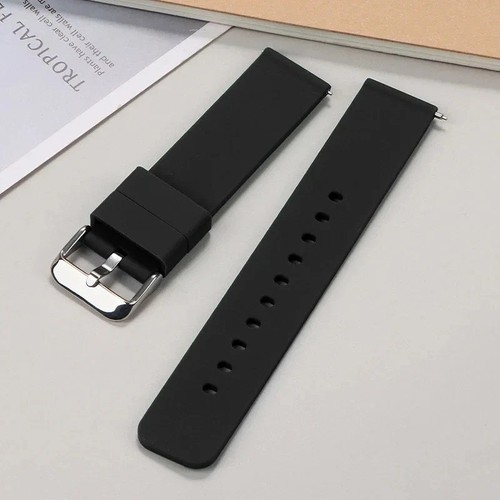 Silicone rubber watch strap - rubber,