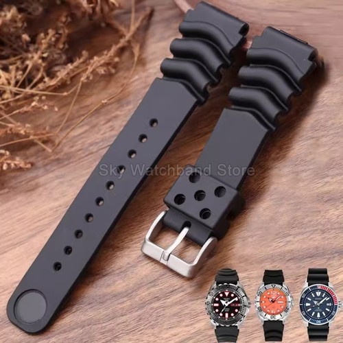 Divers 22mm rubber watch strap - 22mm,