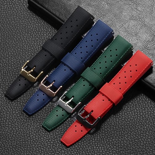 Watch strap silicone rubber - silicone,