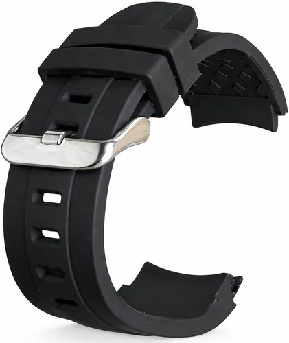 Black curved end - black,