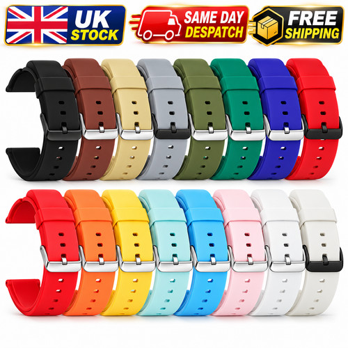 Silicone watch strap 19 - 18,