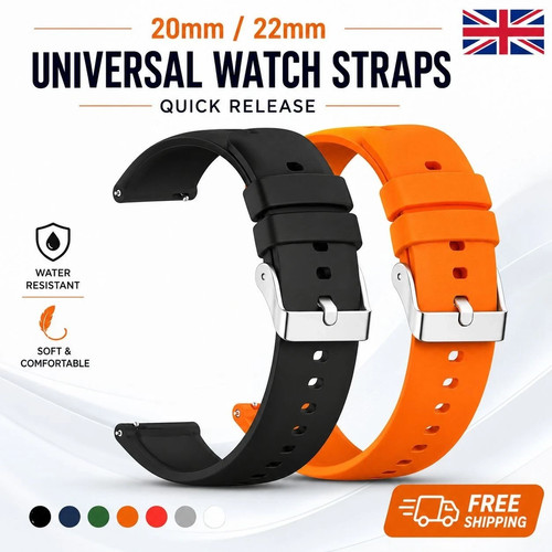 Silicone rubber watch - rubber,