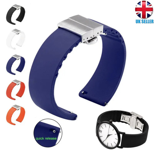 Black orange navy blue rubber - blue,