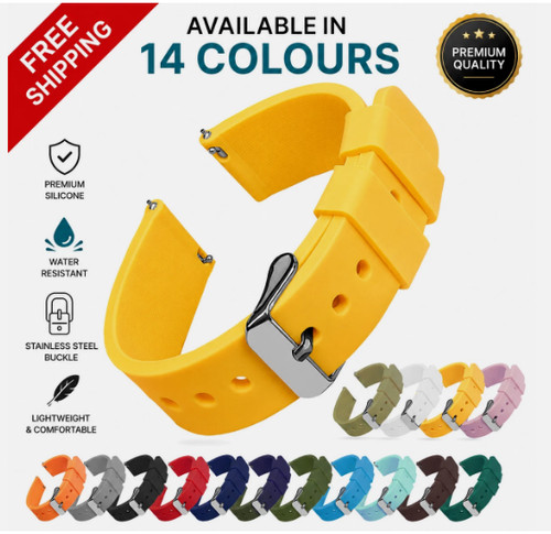 Silicone rubber watch - rubber, strap