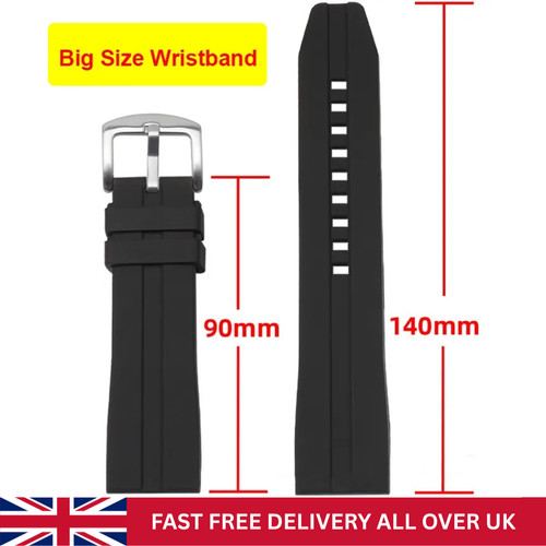 Extra long silicone watch - extra,