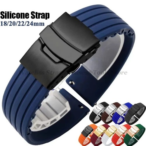 Silicone rubber watch strap - silicone,