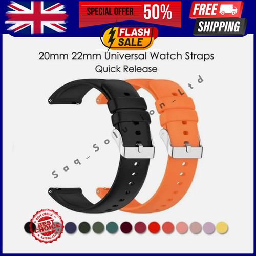 20mm 22mm silicone - 20mm,