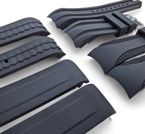Premium curved end watch strap - curved,