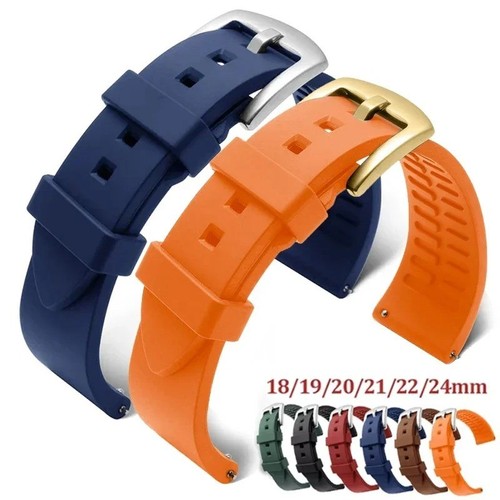Fkm rubber watch - rubber, smooth