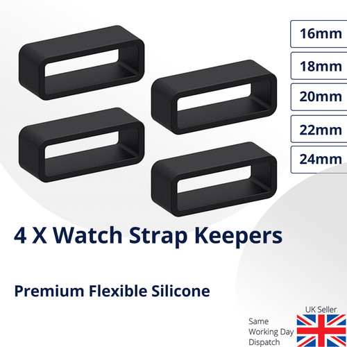 Premium watch strap loops - -, 4